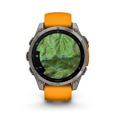 Garmin (Fenix 8) - Garmin Fenix 8 47mm AMOLED Sapphire GPS Smart Watch - Cam2 