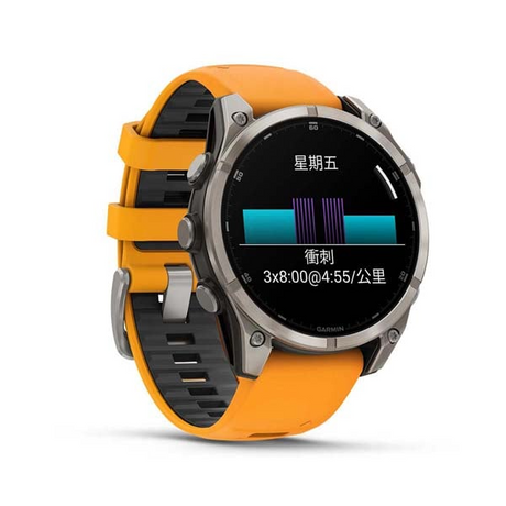 Garmin (Fenix 8) - Garmin Fenix 8 47mm AMOLED Sapphire GPS Smart Watch - Cam2 