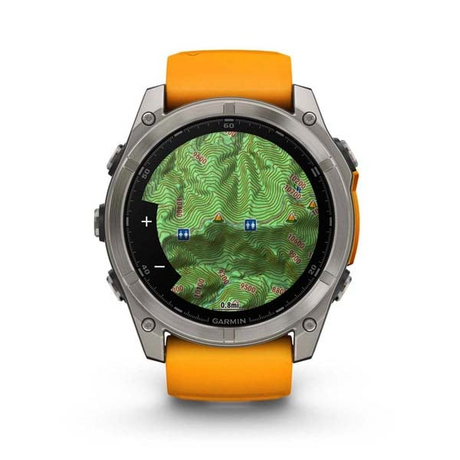 Garmin (Fenix 8) - Garmin Fenix 8 51mm AMOLED Sapphire GPS Smart Watch - Cam2 