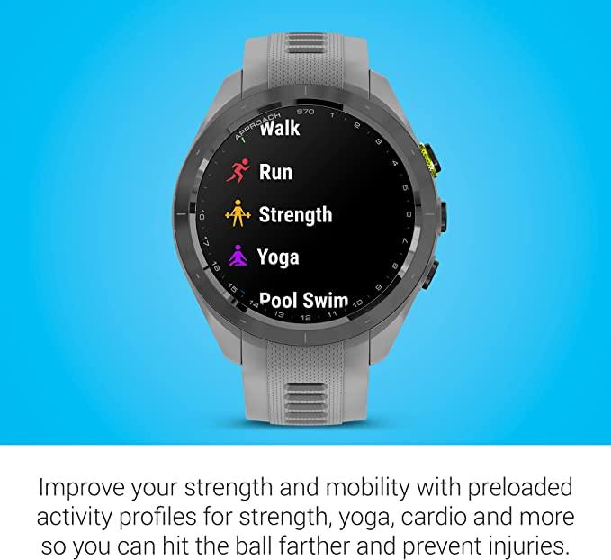 Garmin Approach S70s (Powder Gray) - Cam2