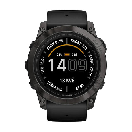 Garmin Epix Pro Gen 2 51mm Sapphire (Carbon Gray DLC Titanium with Black Silicone) - Cam2