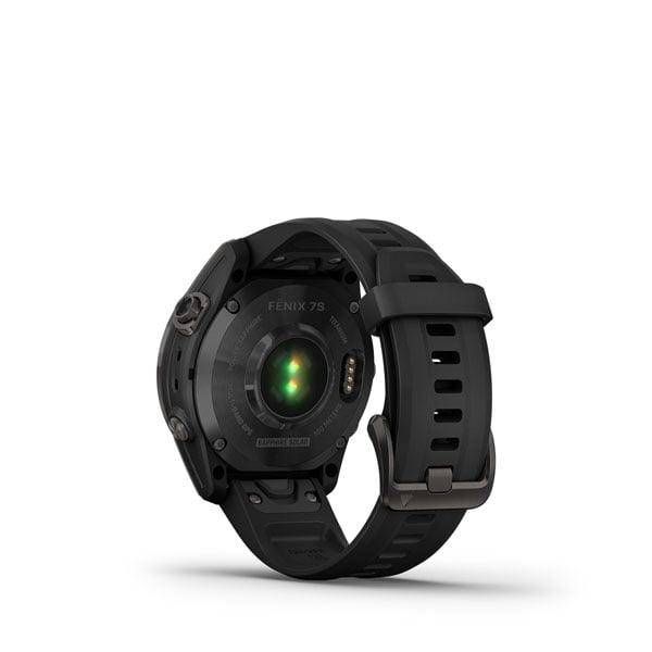 Garmin Fenix 7s Pro Sapphire Solar (Carbon Gray Titanium with Black Silicone) - Cam2