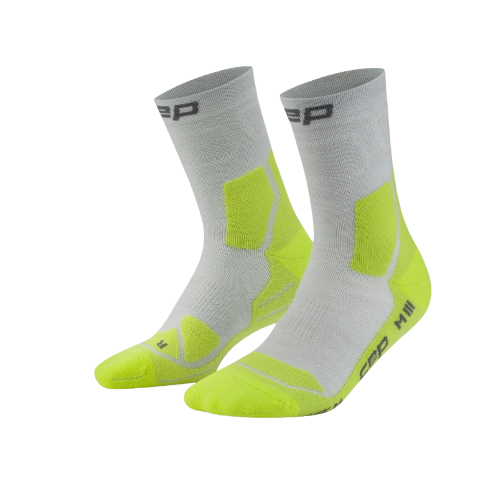 CEP Men's Hiking Light Cushion Compression Socks Mid Cut