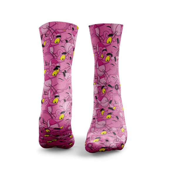 HEXXEE Women's Pink Winker Running Socks - Cam2