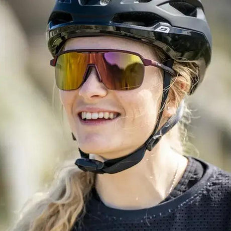 Julbo Frequency Reactiv P1-3 LAGP (Burgundy/ Light Grey) - Cam2