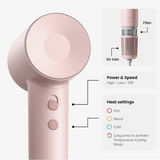 Laifen Swift SE Hair Dryer (Pink) - Cam2