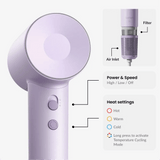 Laifen Swift SE Hair Dryer (Purple) - Cam2