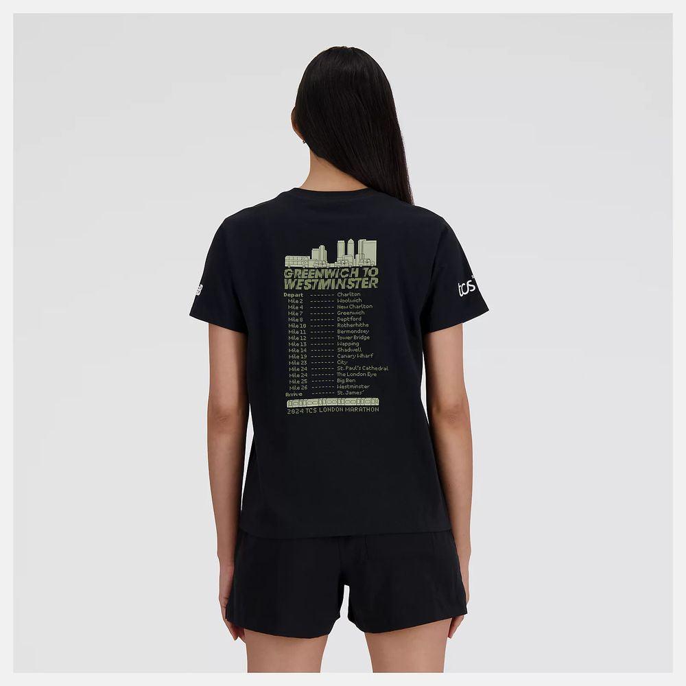 New Balance Women's London Edition Graphic T-Shirt - Cam2