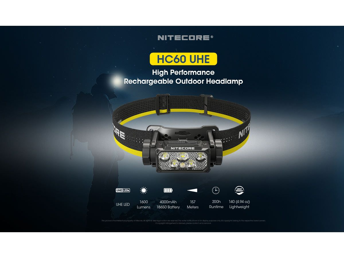 Nitecore HC60 UHE