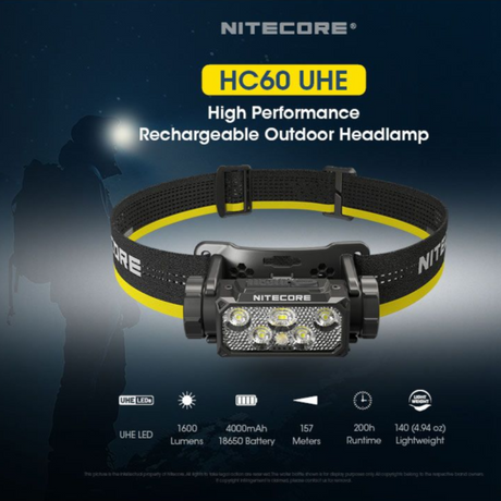 Nitecore - Nitecore HC60 UHE - Cam2 