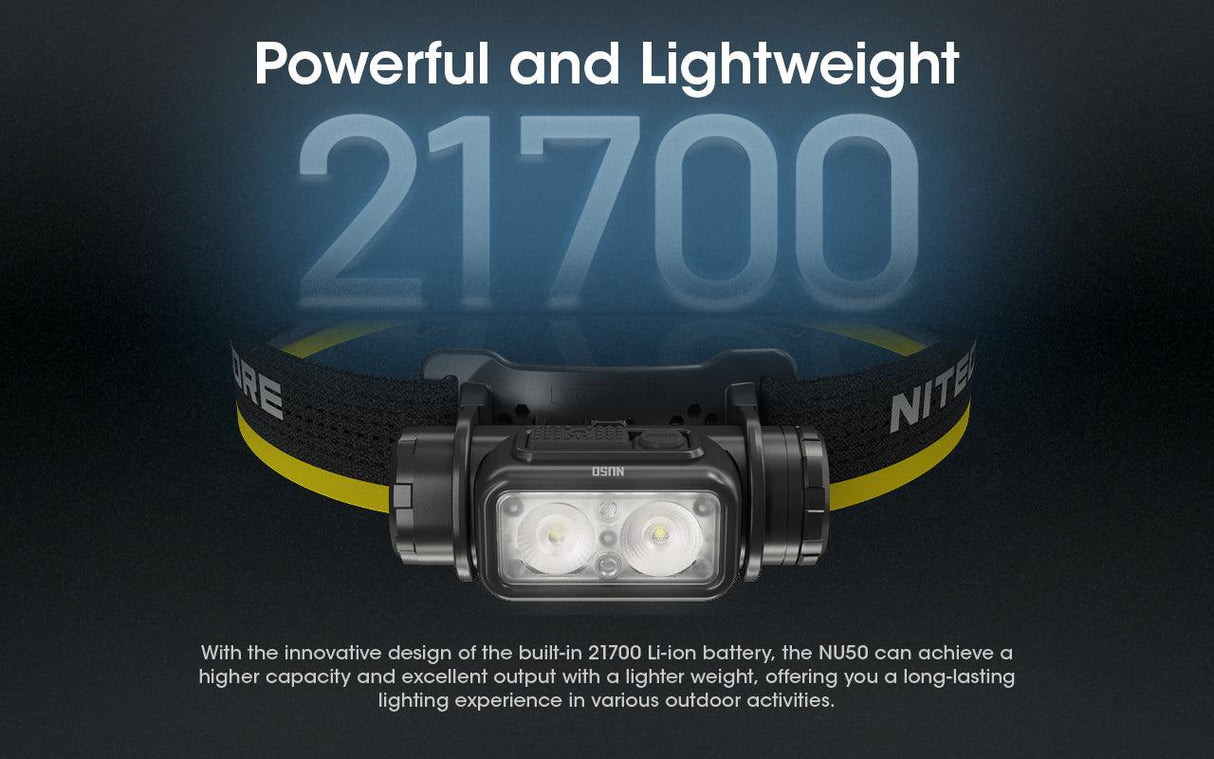 Nitecore NU50 - Cam2