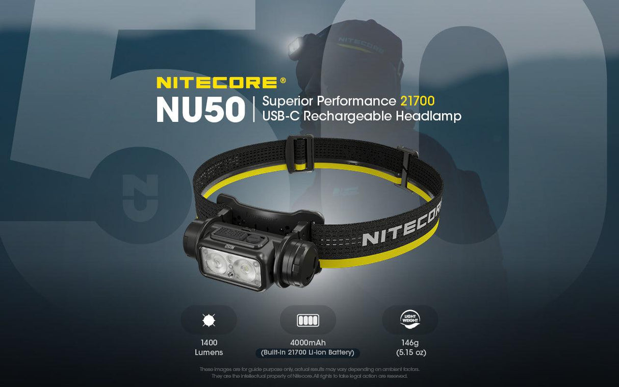 Nitecore NU50 - Cam2