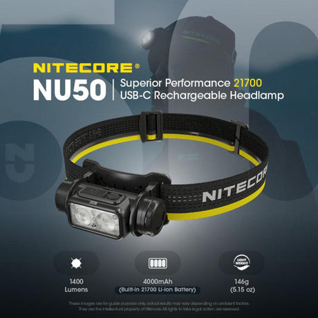 Nitecore NU50 - Cam2