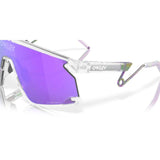 Oakley BXTR Metal Matte Clear/Prizm Violet Sunglasses 0OO9237-923702 - Cam2