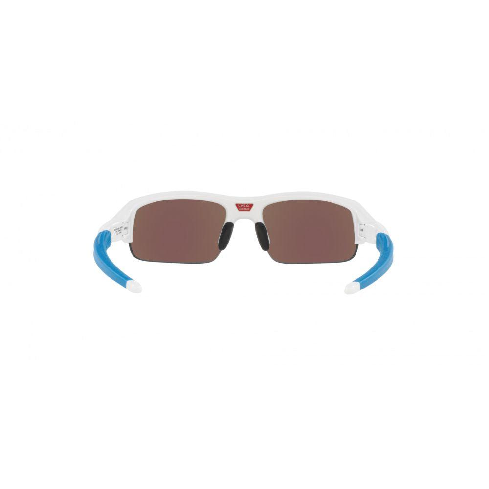 Oakley Youth Sun Flak XXS (Polished White/ Prizm Sapphire) 0OJ9008-900806 - Cam2