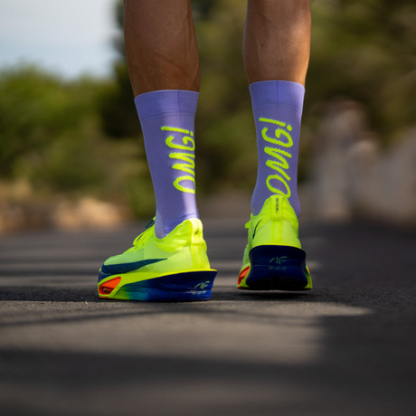 Sporcks - Sporcks OMG Violet Running Socks - Cam2 