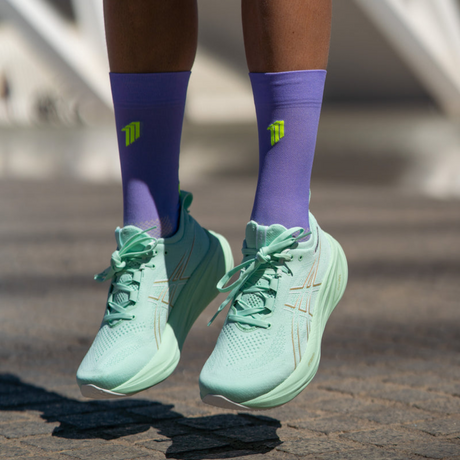 Sporcks - Sporcks OMG Violet Running Socks - Cam2 