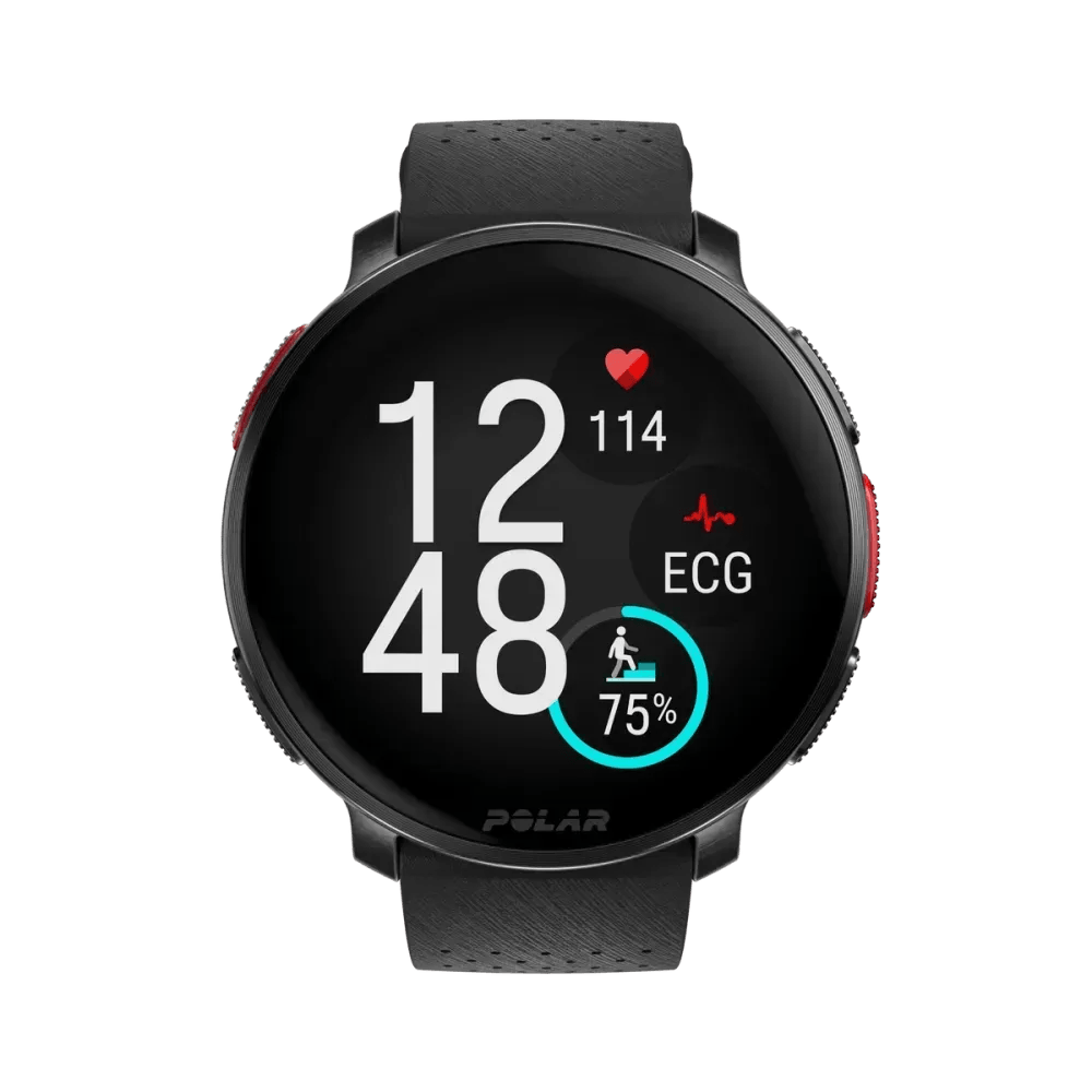 Polar Vantage V3 Premium Multisport Watch Night Black Polar Cam2