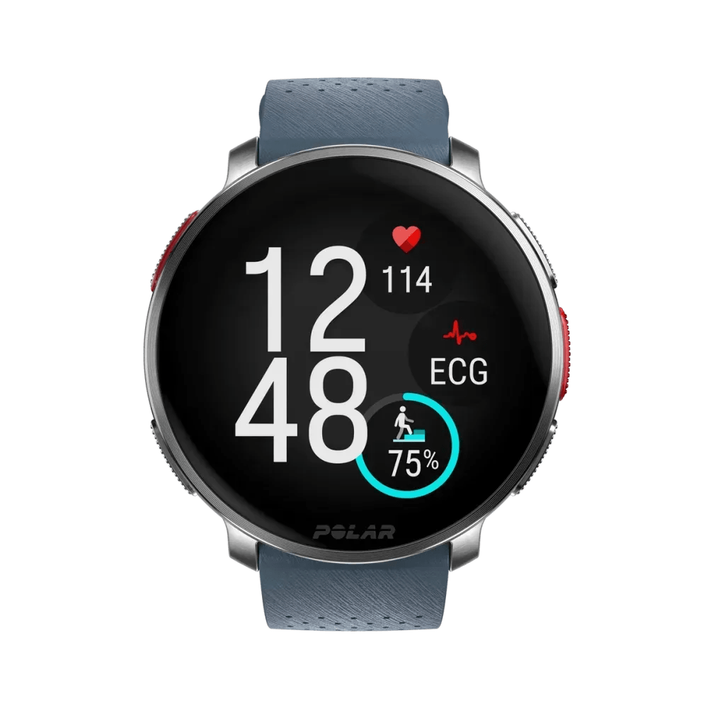Polar Vantage V3 Premium Multisport Watch Sky Blue Polar Cam2