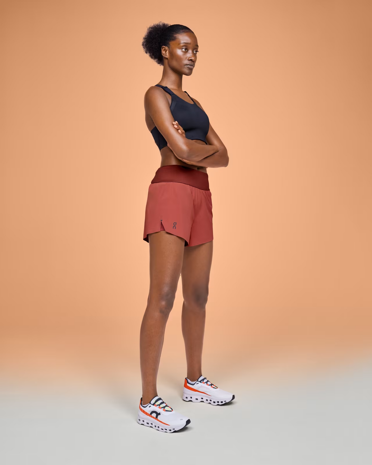 On Women's Running Shorts - Cam2