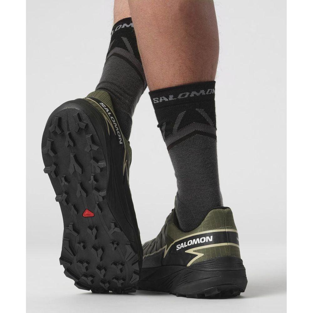 Salomon Men's Thundercross Gtx Trail Running Shoes (Olive Night/Black/Alfalf) - Cam2