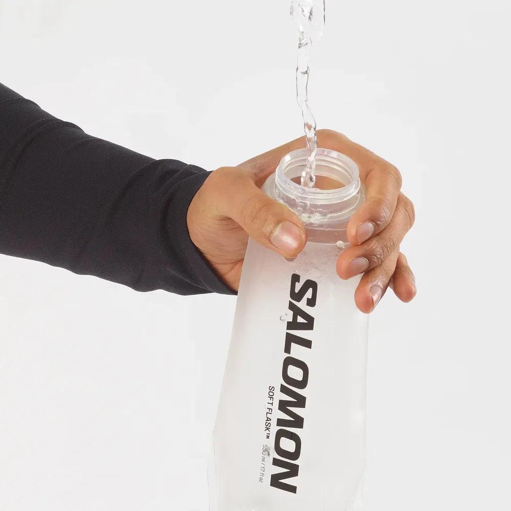Salomon S Lab Soft Flask 500ML 17OZ 42 Black Salomon Cam2