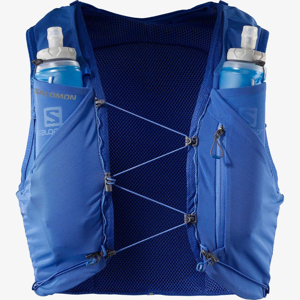 Salomon Unisex Adv Skin 5 Running Vest w/ Flasks - Cam2