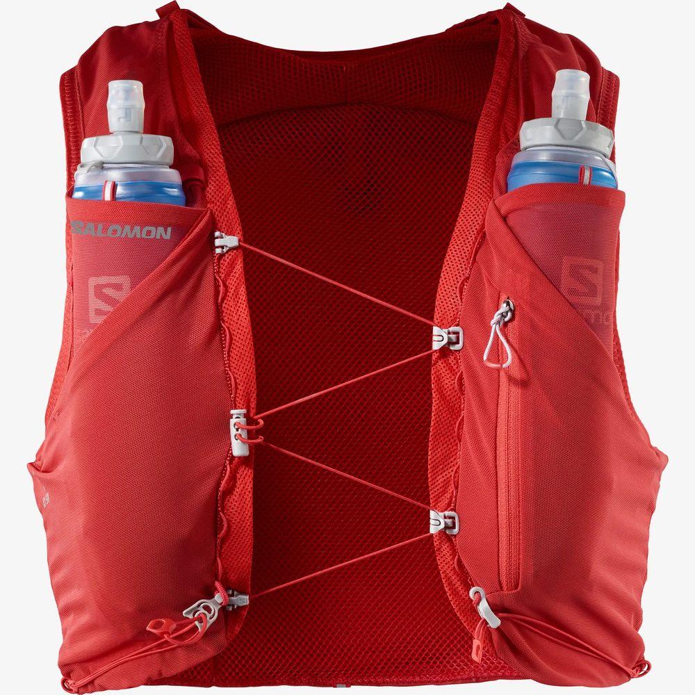 Salomon Unisex Adv Skin 5 Running Vest w/ Flasks - Cam2