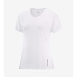 Salomon Women's Sense Aero SS Tee (White) - Cam2