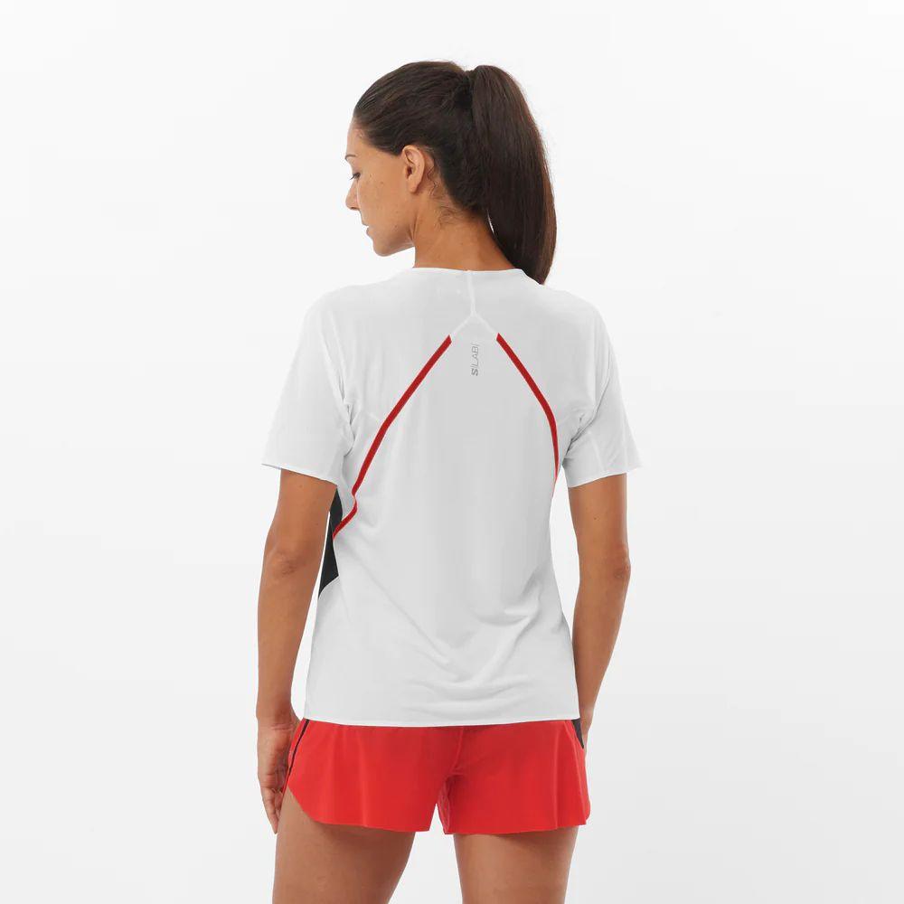 Salomon Women's S/Lab Speed Tee (LC2186400) - Cam2