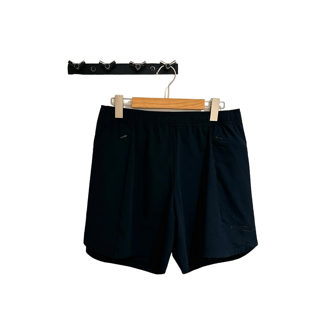 Saucony Men's Sport shorts (Black) SC2239016-1 - Cam2