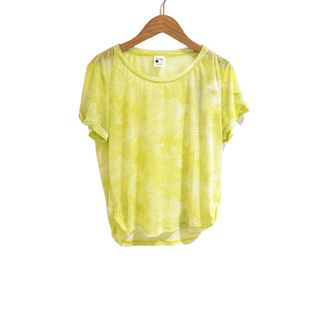 Saucony Women's Sport Short Sleeve Tee (Yellow) SC1230171A-YL07