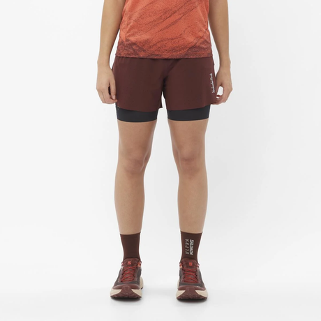 Salomon - Salomon Women's S/Lab Ultra 2IN1 Short (LC2449600) - Cam2 