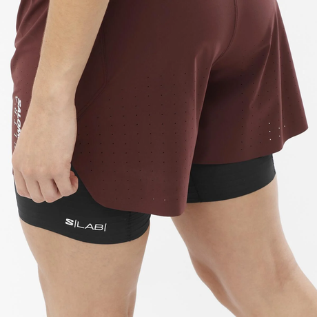 Salomon - Salomon Women's S/Lab Ultra 2IN1 Short (LC2449600) - Cam2 