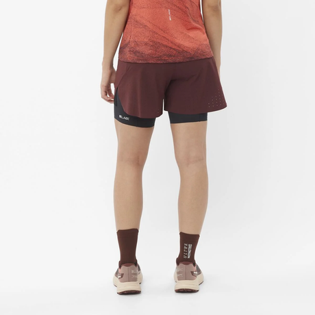 Salomon - Salomon Women's S/Lab Ultra 2IN1 Short (LC2449600) - Cam2 