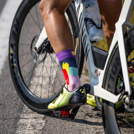 Sporcks Alsace Pink Cycling Socks - Cam2