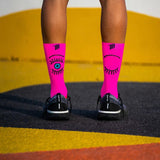 Sporcks Eye Pink Running Socks - Cam2