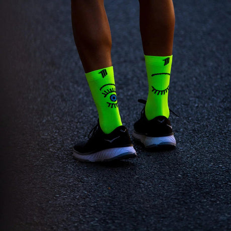 Sporcks Eye Yellow Running Socks - Cam2
