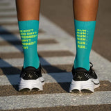 Sporcks Just Run Green Running Socks - Cam2