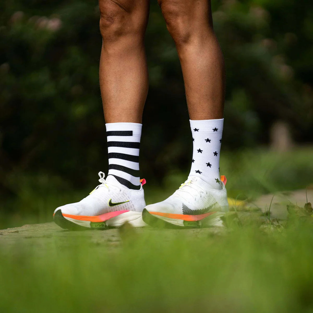 Sporcks Legend White Running Socks - Cam2