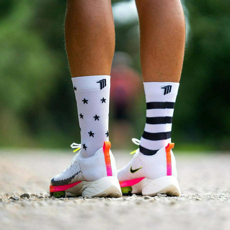 Sporcks Legend White Running Socks - Cam2
