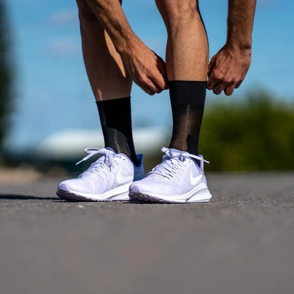 Sporcks Marathon Black Running Socks - Cam2