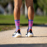 Sporcks Red Air Purple Triathlon Socks