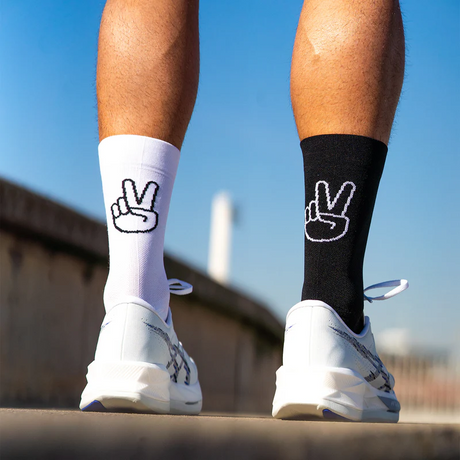 Sporcks - Sporcks BCO Negro Running Socks - Cam2 