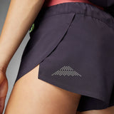 Adidas Women's Ekiden Running Shorts (Aurora Black)