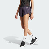 Adidas Women's Ekiden Running Shorts (Aurora Black)