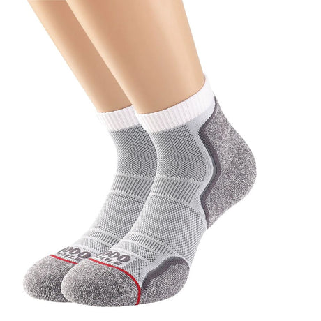 1000 Mile Women's Running Anklet Single Layer Sock Twin Pack - Cam2