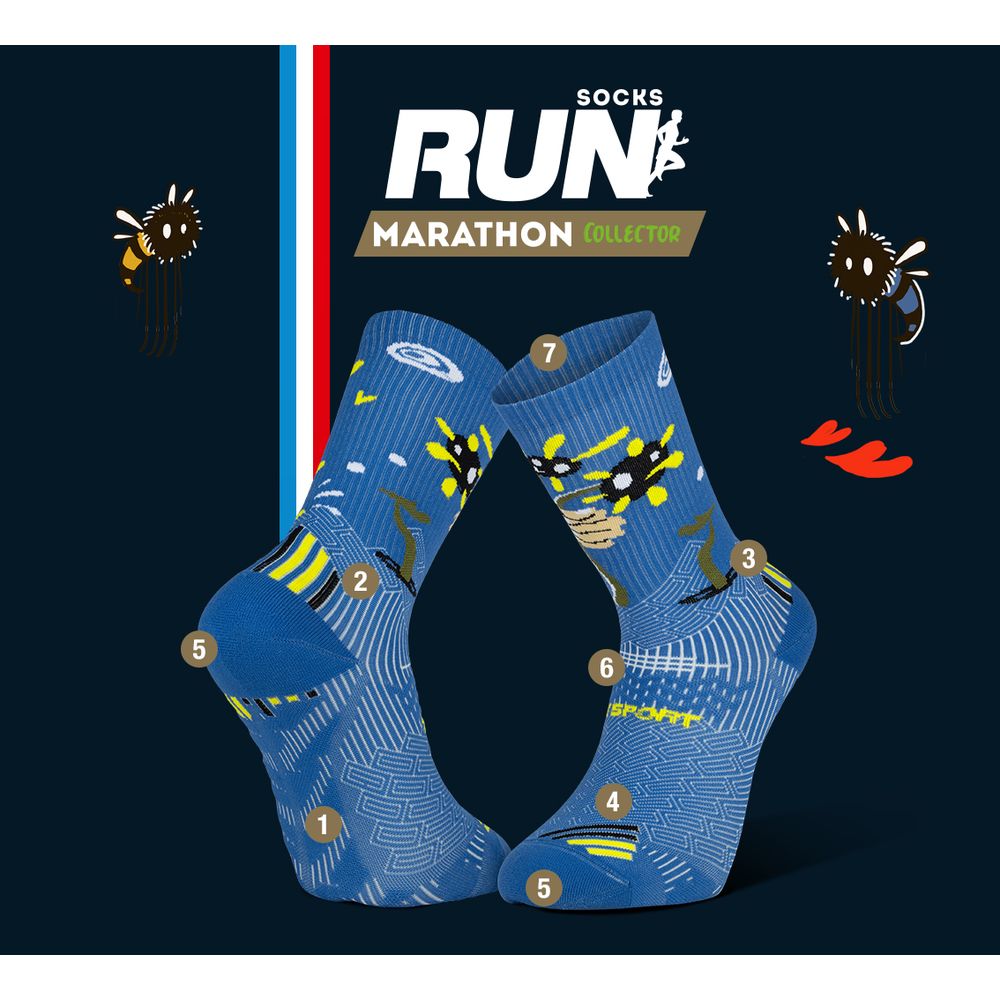 BV Sport Run Marathon NHOBI Socks - Cam2