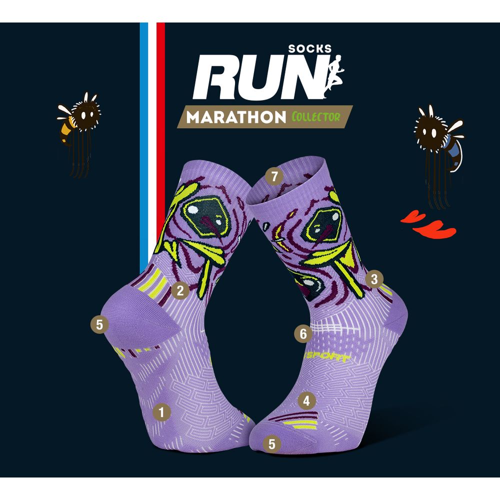 BV Sport Run Marathon NHOBI Socks - Cam2