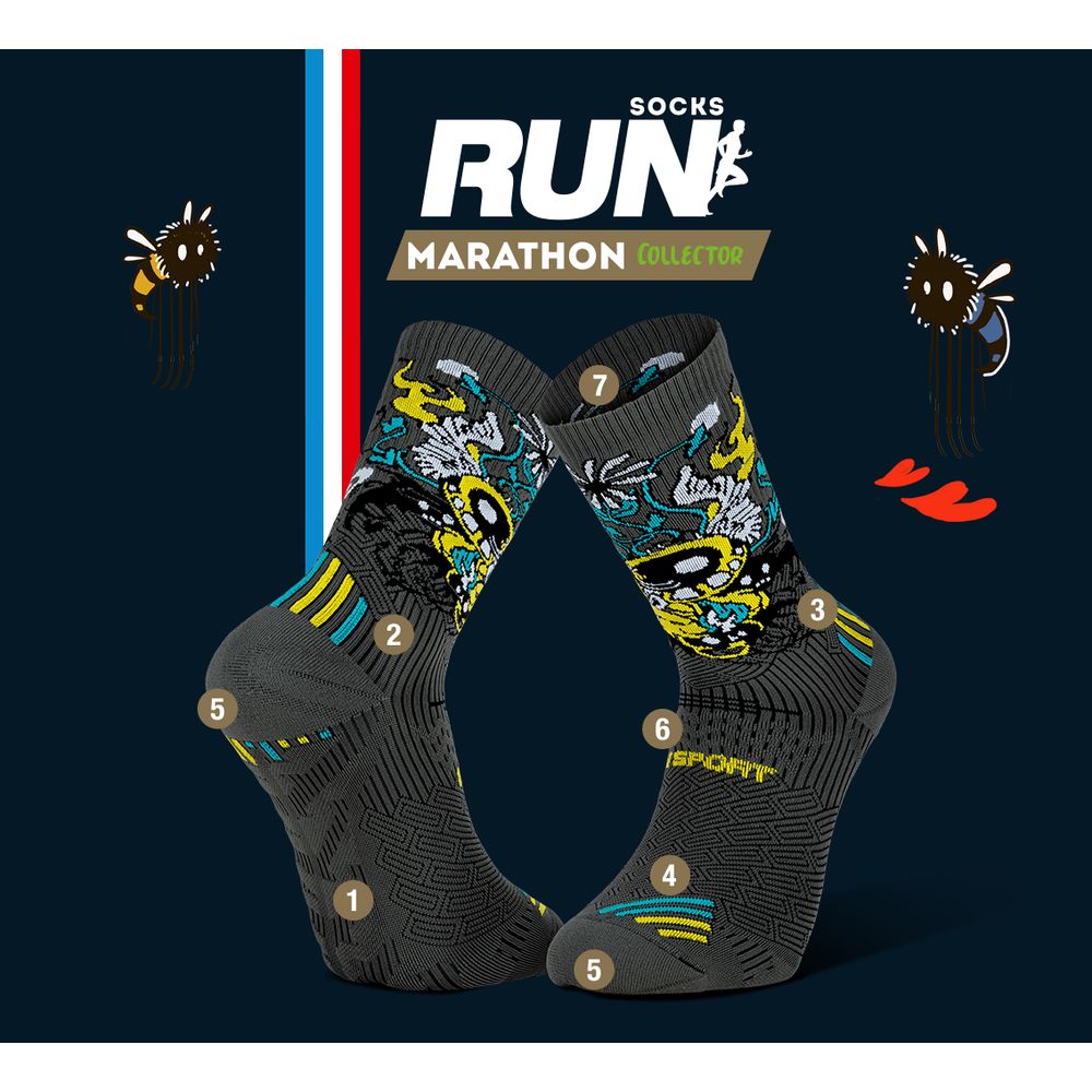 BV Sport Run Marathon NHOBI Socks - Cam2